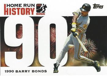 2005 Topps - Barry Bonds Home Run History #BB 90 Barry Bonds Front