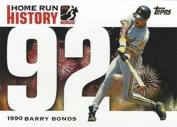 2005 Topps - Barry Bonds Home Run History #BB 92 Barry Bonds Front