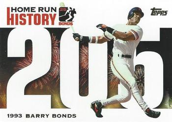 2005 Topps - Barry Bonds Home Run History #BB 205 Barry Bonds Front