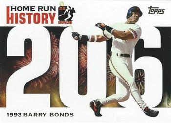2005 Topps - Barry Bonds Home Run History #BB 206 Barry Bonds Front