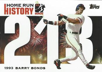 2005 Topps - Barry Bonds Home Run History #BB 213 Barry Bonds Front