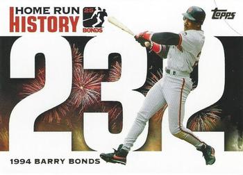 2005 Topps - Barry Bonds Home Run History #BB 232 Barry Bonds Front