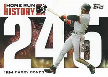 2005 Topps - Barry Bonds Home Run History #BB 245 Barry Bonds Front
