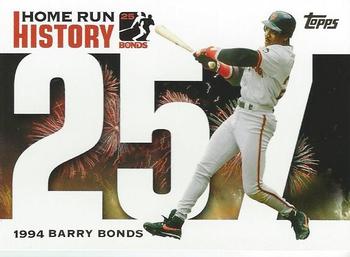 2005 Topps - Barry Bonds Home Run History #BB 257 Barry Bonds Front