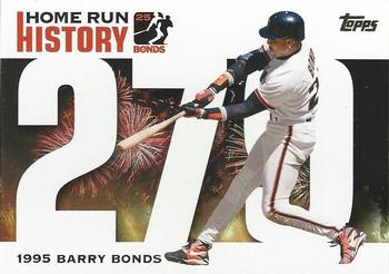 2005 Topps - Barry Bonds Home Run History #BB 279 Barry Bonds Front