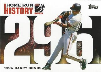 2005 Topps - Barry Bonds Home Run History #BB 296 Barry Bonds Front