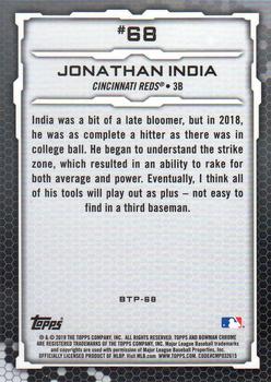 2019 Bowman - Bowman Scouts' Top 100 #BTP-68 Jonathan India Back