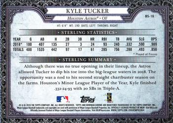 2019 Bowman - Bowman Sterling Continuity #BS-16 Kyle Tucker Back