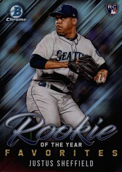 2019 Bowman - Rookie of the Year Favorites #ROYF-11 Justus Sheffield Front