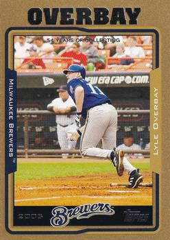 2005 Topps - Gold #4 Lyle Overbay Front