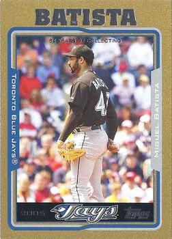 2005 Topps - Gold #43 Miguel Batista Front
