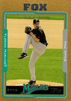 2005 Topps - Gold #55 Chad Fox Front