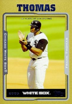 2005 Topps - Gold #75 Frank Thomas Front