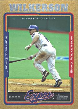 2005 Topps - Gold #79 Brad Wilkerson Front
