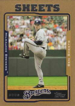 2005 Topps - Gold #115 Ben Sheets Front