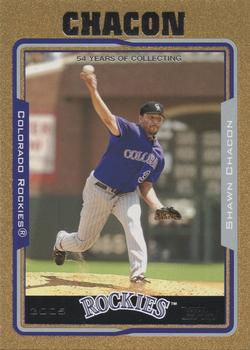 2005 Topps - Gold #159 Shawn Chacon Front