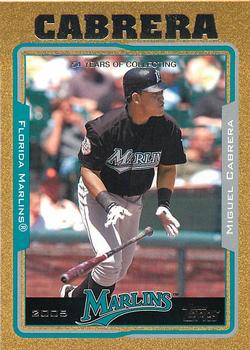 2005 Topps - Gold #240 Miguel Cabrera Front