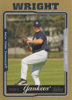 2005 Topps - Gold #602 Jaret Wright Front