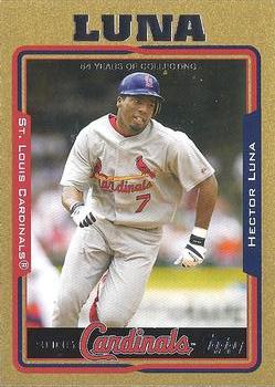 2005 Topps - Gold #617 Hector Luna Front