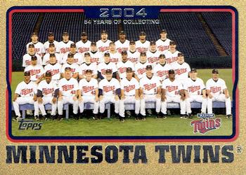 2005 Topps - Gold #654 Minnesota Twins Front