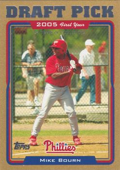 2005 Topps - Gold #686 Mike Bourn Front