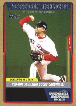 2005 Topps - Gold #732 Curt Schilling Front