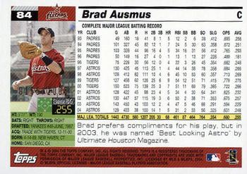 2005 Topps - Gold #84 Brad Ausmus Back