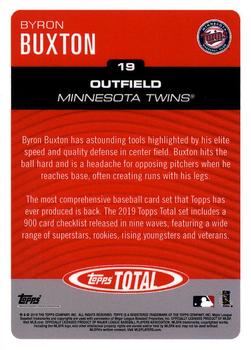 2019 Topps Total #19 Byron Buxton Back