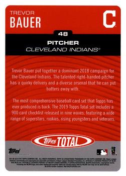 2019 Topps Total #48 Trevor Bauer Back