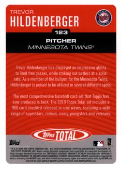 2019 Topps Total #123 Trevor Hildenberger Back