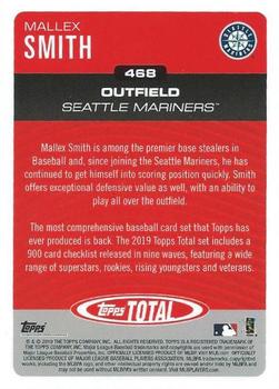 2019 Topps Total #468 Mallex Smith Back