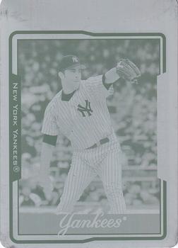 2005 Topps - Printing Plates Cyan #147 Mike Mussina Front