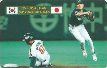 2000 Teleca '99 Korea Japan Super Game Phone Cards #NNO Min-Ho Kim Front