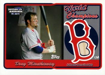 2005 Topps - World Champions Red Sox Relics #RSR-DMI Doug Mientkiewicz Front