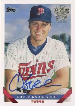 2005 Topps All-Time Fan Favorites - Autographs #FFA-CK Chuck Knoblauch Front