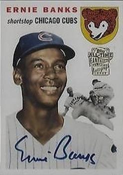 2005 Topps All-Time Fan Favorites - Autographs #FFA-EB Ernie Banks Front