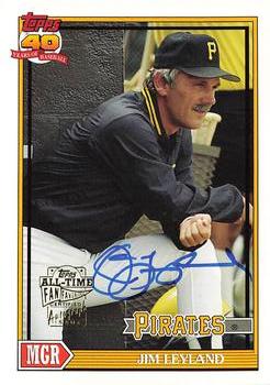 2005 Topps All-Time Fan Favorites - Autographs #FFA-JLE Jim Leyland Front