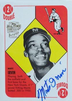 2005 Topps All-Time Fan Favorites - Autographs #FFA-MI Monte Irvin Front