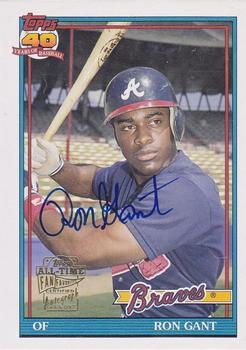 2005 Topps All-Time Fan Favorites - Autographs #FFA-RG Ron Gant Front