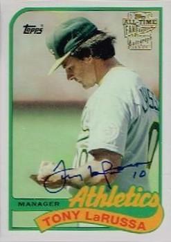 2005 Topps All-Time Fan Favorites - Autographs #FFA-TL Tony LaRussa Front