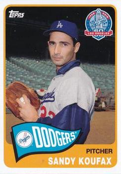 2018 Topps Los Angeles Dodgers 60th Anniversary #LAD-7 Sandy Koufax Front
