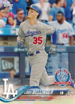 2018 Topps Los Angeles Dodgers 60th Anniversary #LAD-36 Cody Bellinger Front