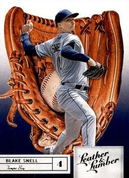 2019 Panini Leather & Lumber #15 Blake Snell Front