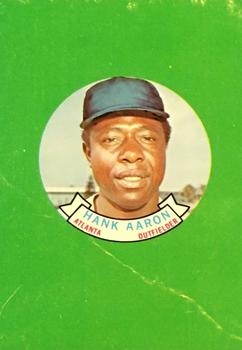 1973 Topps Candy Lids - Proofs #NNO Hank Aaron Front