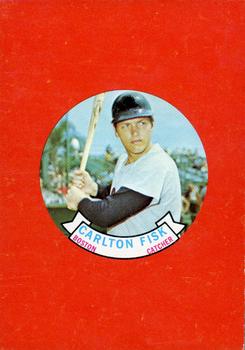 1973 Topps Candy Lids - Proofs #NNO Carlton Fisk Front