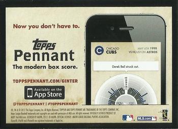 2012 Topps - Pennant Ads #NNO Chicago Cubs Back