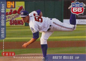 2010 Grandstand Inland Empire 66ers #NNO Aaron Miller Front