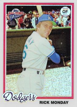 2005 Topps All-Time Fan Favorites - Refractors #110 Rick Monday Front