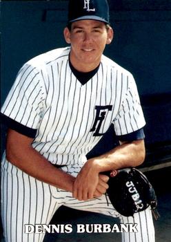 1992 Fort Lauderdale Yankees #2 Dennis Burbank Front