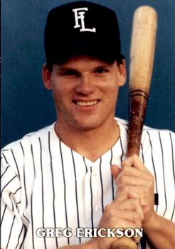 1992 Fort Lauderdale Yankees #9 Greg Erickson Front